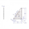 Треугольная пластина из анодированного алюминия Triangle Plate 6*8 (Pair) - «globural.ru» - Киров