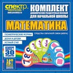 Комплект динамических раздаточных пособий - Математика (веера) Устный счет, доли и дроби, геометрические фигуры - «globural.ru» - Киров