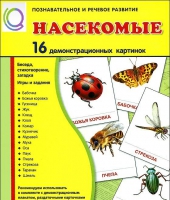 Демонстрационные карточки "Насекомые" - «globural.ru» - Киров