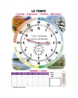 Le temps. Учебно наглядные пособия по французскому языку - «globural.ru» - Киров