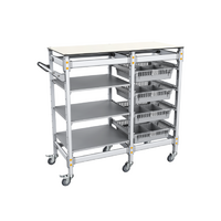 Тележка 2-х секционная для учебных наборов и цифровых лабораторных комплексов SenseDisc - «globural.ru» - Киров