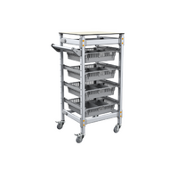 Тележка 1-секционная для учебных наборов и цифровых лабораторных комплексов SenseDisc - «globural.ru» - Киров