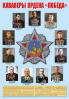 Плакат "Кавалеры ордена «Победа»" - «globural.ru» - Киров