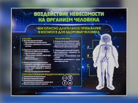 Стенд "Воздействие невесомости на организм человека" - «globural.ru» - Киров