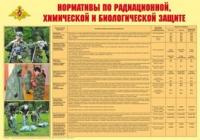 Плакат "Нормативы по радиационной, химической и биологической защите" - «globural.ru» - Киров