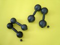 Гантели пластмассовые 0,45 кг с наполнителем - «globural.ru» - Киров