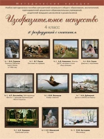 Набор репродукций "Изобразительное искусство" 4 класс (10 репродукций) - «globural.ru» - Киров
