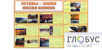 Стенд "Уставы закон жизни воинов" - «globural.ru» - Киров