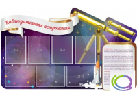 Стенд "Наблюдательная астрономия" - «globural.ru» - Киров