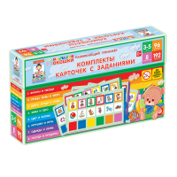 Развивающий тренажёр "Разноцветные окошки" 3-5 лет. Дополнительный набор карточек к базовому комплекту - «globural.ru» - Киров