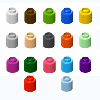  Элемент конструктора одиночный одноцветный Color Blocks 100 штук - «globural.ru» - Киров