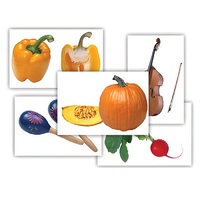 Набор предметных картинок "Овощи. Музыкальные инструменты" - «globural.ru» - Киров