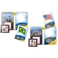 Настольно-печатная игра "Флаги стран мира 2. Азия, Африка, Австралия, Америка" - «globural.ru» - Киров