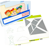 Игровой набор "Танграм" (с комплектом карточек) - «globural.ru» - Киров