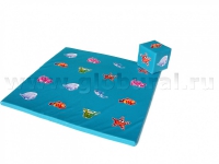 Игровой детский мат «Море» с кубиком (ВИК) - «globural.ru» - Киров