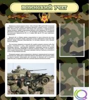 Стенд "Воинский учет" (вариант 2) - «globural.ru» - Киров