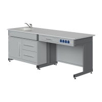 Стол демонстрационный (с раковиной, подводкой и отведением воды, сантехникой, электрическими розетками, автоматами аварийного отключения тока) - «globural.ru» - Киров