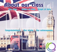Стенд "About our class" - «globural.ru» - Киров