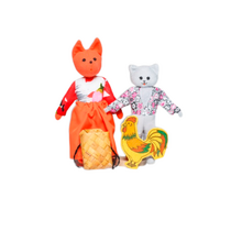 Набор шагающих кукол к сказке "Кот, Петух и Лиса" - «globural.ru» - Киров