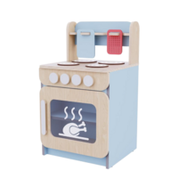 Плита с духовым шкафом из коллекции «НЕГА» (голубой) - «globural.ru» - Киров