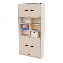 Рабочий стеллаж для воспитателя из коллекции «НЕГА» (цвет бежевый) - «globural.ru» - Киров