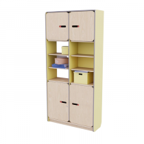 Рабочий стеллаж для воспитателя из коллекции «НЕГА» (цвет желтый) - «globural.ru» - Киров