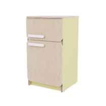 Холодильник из коллекции «НЕГА» (желтый) - «globural.ru» - Киров