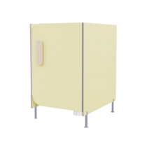 Гигиеническая кабинка из коллекции «НЕГА» (цвет желтый) - «globural.ru» - Киров