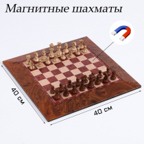 Шахматы магнитные доска и фигуры из пластика - «globural.ru» - Киров