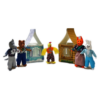 Набор шагающих кукол к сказке "Заюшкина избушка" - «globural.ru» - Киров