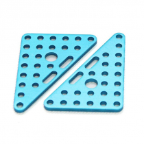 Треугольная пластина из анодированного алюминия Triangle Plate 6*8 (Pair) - «globural.ru» - Киров