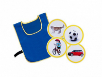 Игровой комплект "Жилет-накидка" с набором тематических картинок - «globural.ru» - Киров