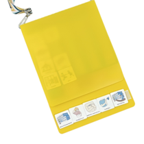 Коммуникативная книга с карточками PECS/ПЭКС (Большая, цвет желтый) - «globural.ru» - Киров