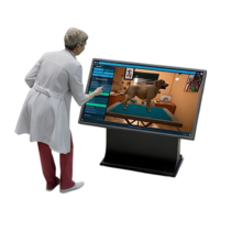 Виртуальный учебный комплекс «Процедурный тренажер ветеринарного врача». Комплектация интерактивный стол - «globural.ru» - Киров