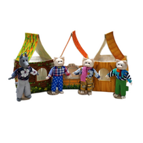 Набор шагающих кукол к сказке "Три поросенка" - «globural.ru» - Киров