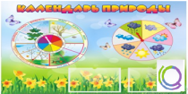 Стенд "Календарь природы" (вариант 2) - «globural.ru» - Киров