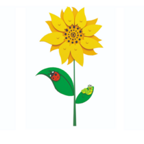 Сенсомоторное декоративно-развивающее панно "Подсолнух" - «globural.ru» - Киров