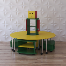 Модульный стеллаж "Весёлый робот" - «globural.ru» - Киров