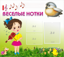Стенд "Веселые нотки" - «globural.ru» - Киров
