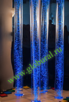 Интерактивная воздушнопузырьковая трубка «Ручеек» с пультом управления - «globural.ru» - Киров