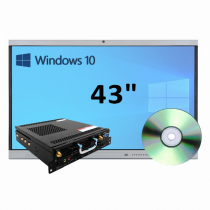 Интерактивная панель 43" (встроенный ПК, Win10) - «globural.ru» - Киров