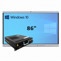 Интерактивная панель 86" (встроенный ПК Win10, Intel i5) - «globural.ru» - Киров