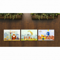 Комплект настенных панелей «Стройка» - «globural.ru» - Киров