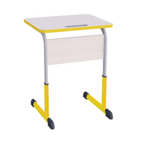 Парта одноместная Smarty Key с полиуретановой кромкой регулируемая по высоте  - «globural.ru» - Киров