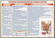 Стенд-уголок "Техника безопасности на уроках химии" - «globural.ru» - Киров