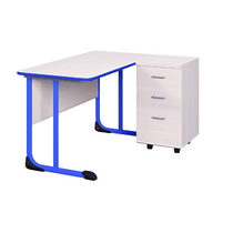 Стол учителя с тумбой с полиуретановой кромкой  - «globural.ru» - Киров