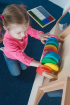 Тактильно-развивающая панель «Цветные круги» (вариант 1) - «globural.ru» - Киров