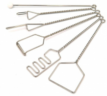 Комплект "Постановочные зонды на витых ручках с колечком (шарик фторопласт) (6 штук) - «globural.ru» - Киров