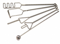 Комплект "Постановочные зонды на витых ручках с колечком (с металлическим шариком)" 5 штук - «globural.ru» - Киров