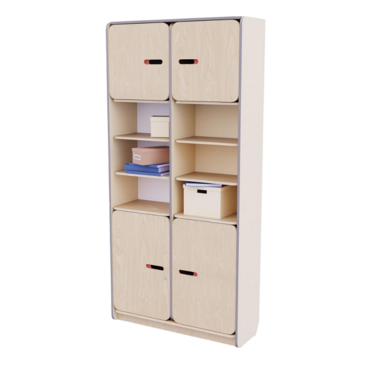 Рабочий стеллаж для воспитателя из коллекции «НЕГА» (цвет бежевый) - «globural.ru» - Киров